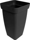 Vaso Coluna Floratta M 22 Litros Preto - Rischioto