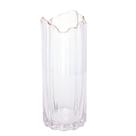 Vaso com Borda Dourada Wolff de Vidro 10cm x 25cm