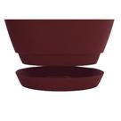 Vaso com Prato Tramontina Asteca 32 cm em Polietileno