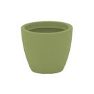 Vaso Com Prato Tramontina Asteca 38 Cm Em Polietileno Concreto Tramontina