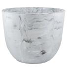 Vaso Concept Redondo N0 (2,5L) Cor Branco Carrara JAPI