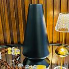 Vaso Cone Shades M Black Cerâmica Fosca Elegante Vaso Cone Shades M Black Cerâmica Fosca Elegante