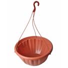 Vaso Cuia Suspenso Para Planta Samambaia e Rosa do Deserto de Plástico 8,9 Litros Merconplas