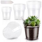 Vaso de berçário JOBVERT 10/12/15 cm de plástico transparente, pacote com 30
