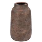 Vaso de cerâmica Briful Rustic Vintage Distressed 24,5 cm de altura marrom