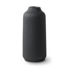 Vaso de cerâmica flature Decovase Nordic Style Black Matt 20cm