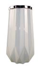 Vaso de Cerâmica Floreiro Branco para Plantas Decoração 24cm Vaso de Cerâmica Floreiro Branco para Plantas Decoração 24cm