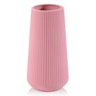 Vaso de cerâmica GUKJOB todo rosa para capim-dos-pampas 7,72 cm