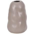 Vaso de cerâmica irregular cinza Grillo 11x11x17 Vaso de cerâmica irregular cinza Grillo 11x11x17