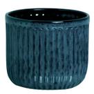 Vaso de Cerâmica Linha Violeta (12) Azul BURGUINA Vaso de Cerâmica Linha Violeta (12) Azul BURGUINA