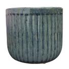 Vaso de Cerâmica Violeta (15) Verde Acinzentado BURGUINA Vaso de Cerâmica Violeta (15) Verde Acinzentado BURGUINA