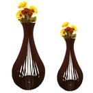 Vaso de Chão Decorativo Grande GOTAS DE ORVALHO MDF