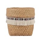 Vaso de cimento fibras bege, branco m Vaso de cimento fibras bege, branco m