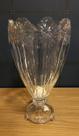 Vaso de Cristal com Base Prateada