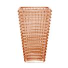 Vaso de Cristal Maya Âmbar Metalizado 13,5cm x 10cm x 22,5cm
