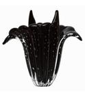 Vaso De Decoração Em Murano Trento Preto