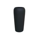 Vaso de Fibra de Vidro 63X28 cm Estilo Vietnamita Preto Fosco Vaso de Fibra de Vidro 63X28 cm Estilo Vietnamita Preto Fosco