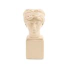 Vaso de flor Caicara em resina 16cm off-white -L Hermitage