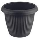 Vaso de Flor Plástico Pequeno s/Prato 1,4 Litros Moderno Decorativo