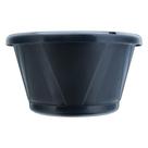 Vaso de flor redondo n.0 nutriplast ciua com prato - preto
