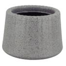 Vaso de Flor Tramontina Lótus 12,5cm Granito Cor Pedra 600ml Suculentas Plantas Pequenas