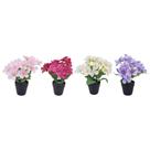 Vaso de flores artificiais verbena casual home