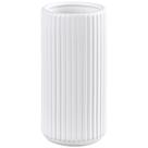 Vaso de flores de cerâmica TIMEFOTO para capim-dos-pampas 20cm branco