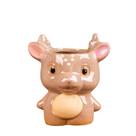 Vaso de flores em cerâmica fofo de desenho animado, animal criativo, 9 cm Vaso de flores em cerâmica fofo de desenho animado, animal criativo, 9 cm