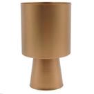 Vaso de metal dourado pequeno