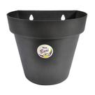 Vaso de Parede Okla Bari Preto para Jardim - Tamanho 2