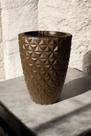 Vaso de Planta Coluna Redondo modelo Diamante com Efeito 3D Decoração Casa e Jardim tamanho M 49x33