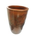 Vaso de Planta Liso com Prato Coletor