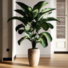 Vaso de Planta Luxo 12 litros Diamante Alto Resistente cor Areia Plastico Pequeno Jardim Plantas