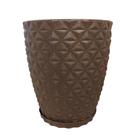 Vaso De Planta Polietileno Jardim Varanda Alt 29cm Redondo