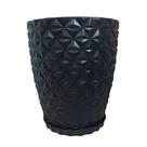 Vaso De Planta Polietileno Jardim Varanda Alt 29cm Redondo