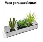 Vaso De Plantas Com Acabamento Acrílico