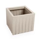 Vaso De Plantas Decorativo Quadrado Ripado Polietileno Decoração Luxo Vaso De Plantas Decorativo Quadrado Ripado Polietileno Decoração Luxo