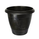 Vaso de Plantas Plástico Jardineira Decorativa Redondo Preto Vaso de Plantas Plástico Jardineira Decorativa Redondo Preto