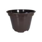 Vaso De Plástico Marrom Plantas 9,7cm X 13,5cm - 1 Unidade