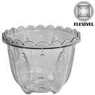 Vaso de plastico pet flexivel redondo 10,5x13cm de ø