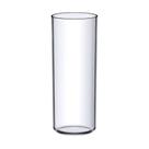 Vaso de Plástico Transparente Cilíndrico 25x10cm Y 888