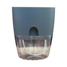 Vaso De Plástico Transparente De Dupla Camada Com Autoirrigação, Corda De Algodão E Porta De Injeção