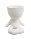 Vaso de Porcelana Estilo Robert Plant Sentado 9,8x10cm