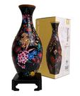 Vaso de quebra-cabeça 3D Pintoo S1031 com estampa floral clássica e elegante