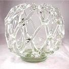 Vaso de tigela de vidro Manhattan Chic Artisan Net Design