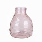 Vaso de vidro 20cm rosa grillo Vaso de vidro 20cm rosa grillo