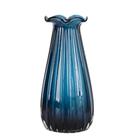 Vaso de Vidro Azul Adely 15x30