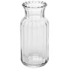 Vaso de vidro canelado Minimal Lyor 13,5x5