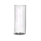 Vaso de Vidro Castiçal Vela Tubo de Vidro Decoração 22 x 08cm