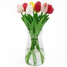 Vaso de vidro DARENYI Clear de 20 cm de altura para peças centrais e decoração de casa Vaso de vidro DARENYI Clear de 20 cm de altura para peças centrais e decoração de casa